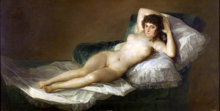 The Nude Maja, 1799-1800, Goya.