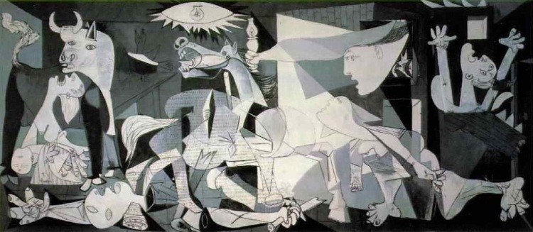 Artist's life and times. Guernica by Picasso.